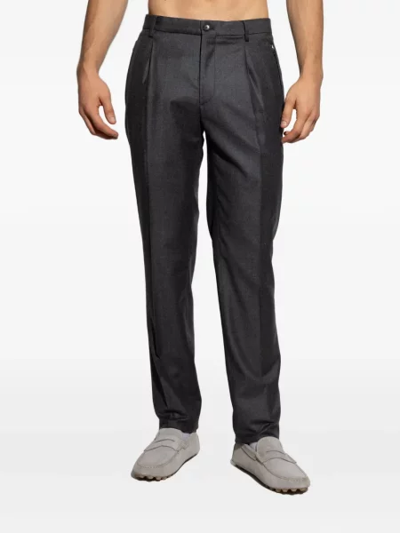 Pantaloni Etro plisate gri