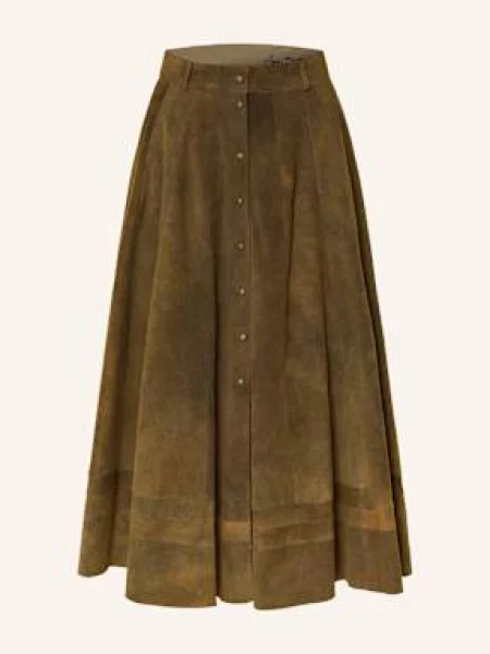 Meindl Spódnica Skórzana W Stylu Ludowym Daisy braun