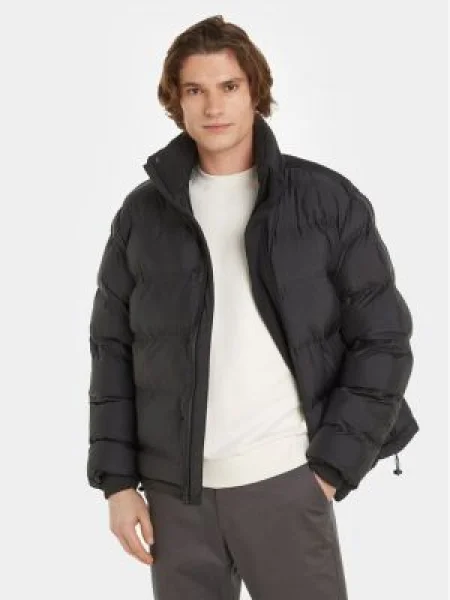 Calvin Klein Geacă de iarnă Mix Media negru