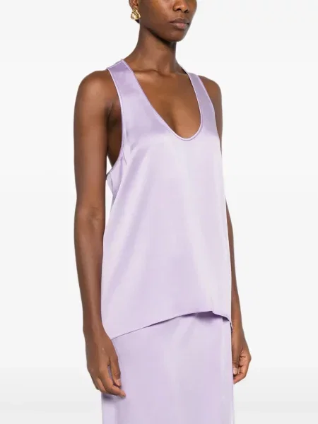 Top Chb Christian Boaro din satin violet