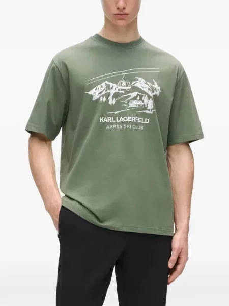 Tricou Karl Lagerfeld verde