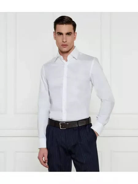 BOSS BLACK Cămașă alb