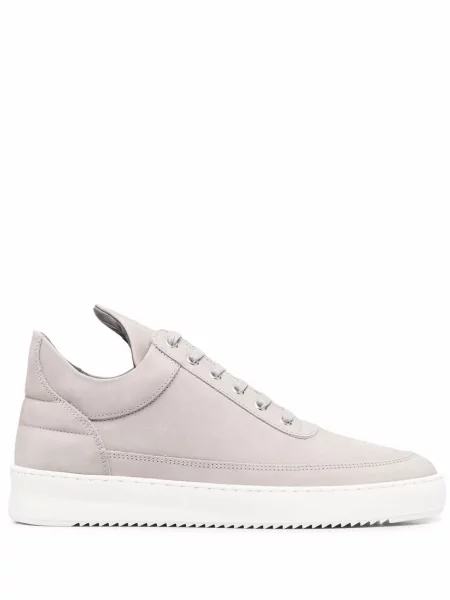 Sneakerși Filling Pieces din piele gri