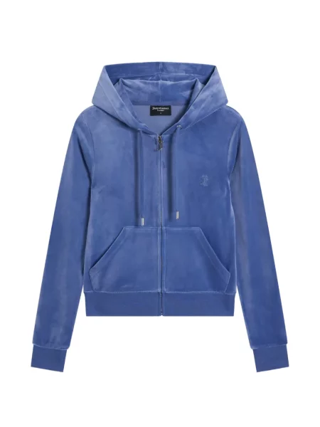 Hanorac cu glugă Juicy Couture albastru
