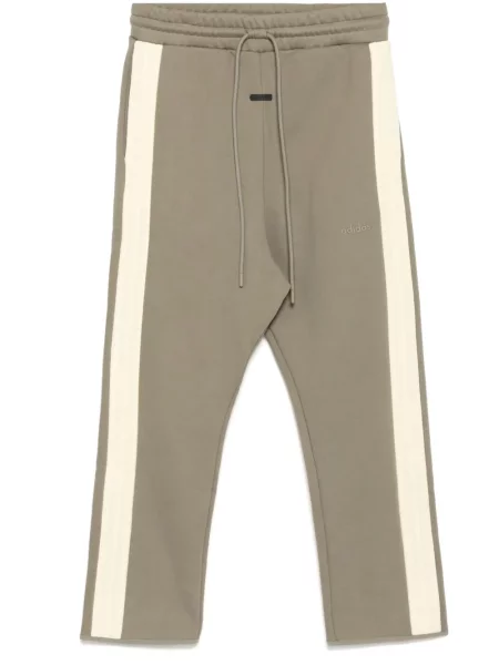 Haftowana bluza Adidas z dekoltem w serek czarna