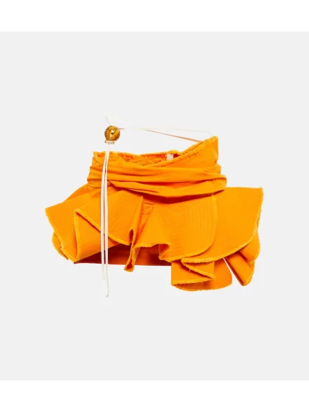 Fustă Jacquemus portocaliu
