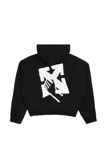 Hanorac cu glugă Off-white alb
