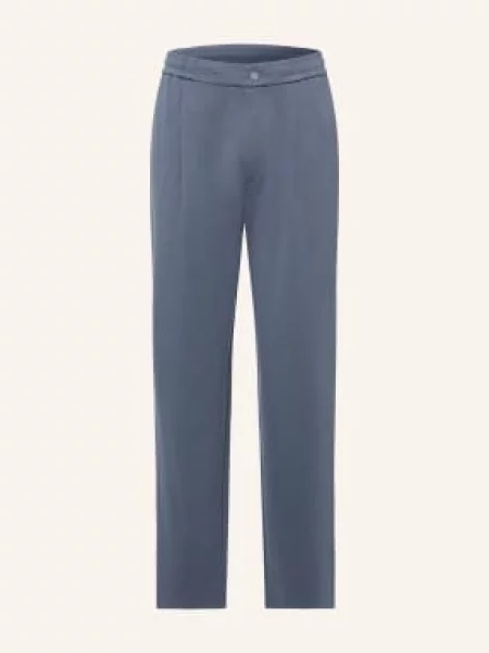 Calvin Klein Spodnie W Stylu Joggingowym O Zwężanym Kroju Wykonane Z Dżerseju blau niebieskie