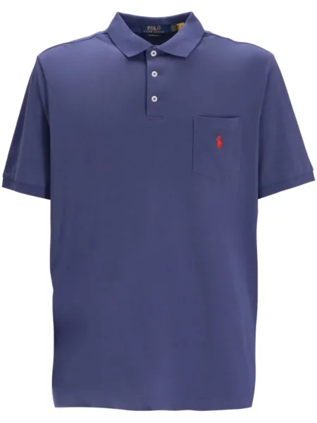 Поло тениска Polo Ralph Lauren бродирана зелено