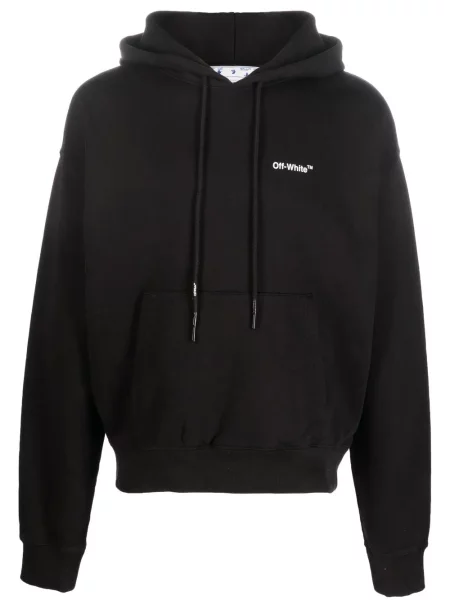 Hanorac cu glugă Off-white cu glugă cu imagine