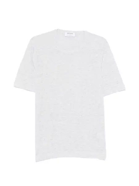 Tricou Gran Sasso cu decolteu rotund gri
