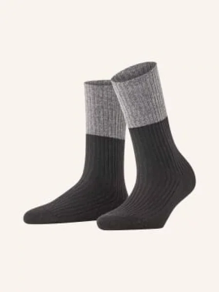 Falke Rajstopy Cosy Wool Z Błyszczącą Przędzą schwarz czarne