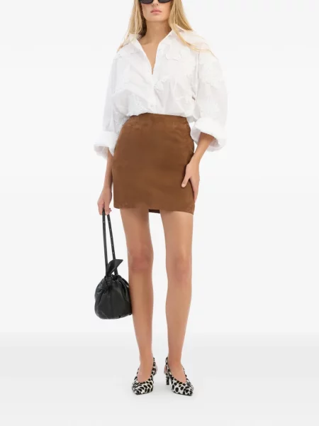 Cămașă Rotate Birger Christensen cu model floral alb