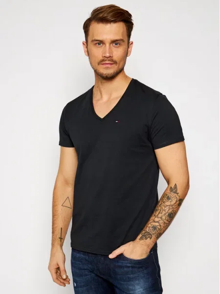 Majica Tommy Jeans črna