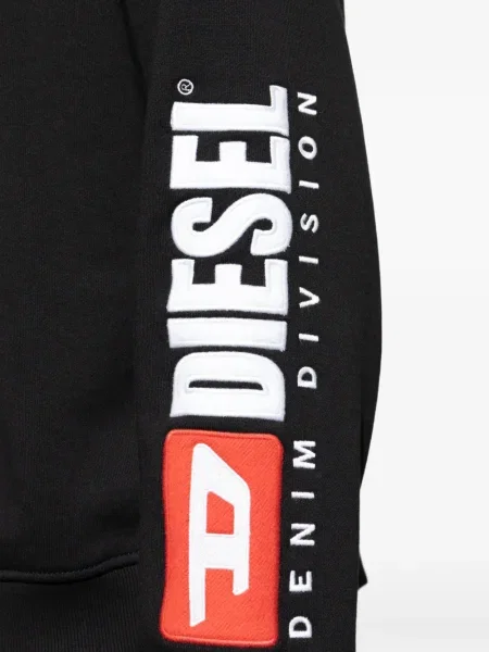 Суитчър Diesel с принт черно