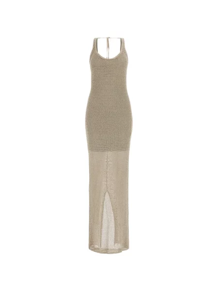 Rochie maxi Guess tricotate verde