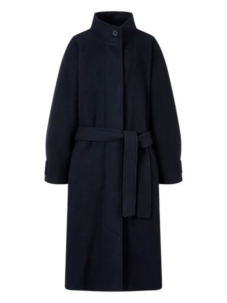 Palton Studio Tomboy cu guler înalt albastru