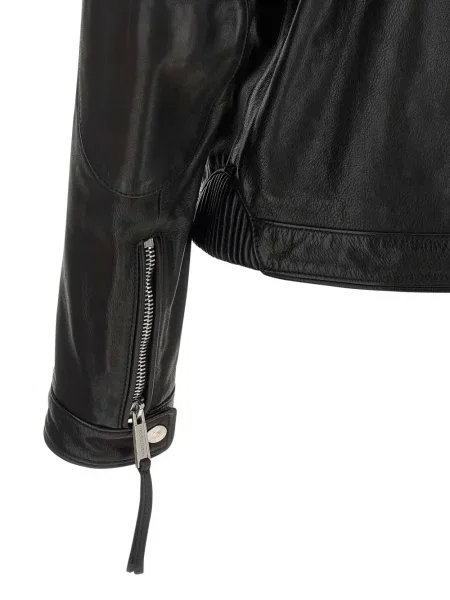 Geanta de piele Dsquared2 negru