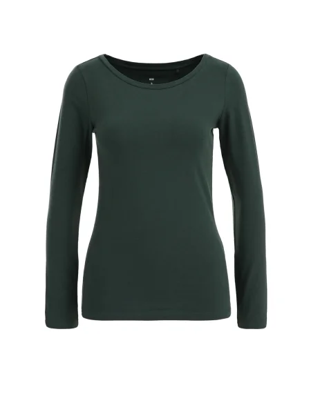 WE Fashion Tričko tmavě zelená