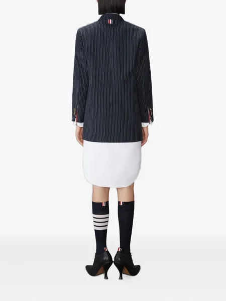 Geacă Thom Browne cu dungi albastru