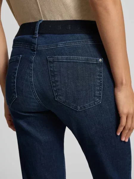 Jeansy o kroju slim fit z mieszanki bawełny model ORNELLA SPORTY' Angels niebieskie