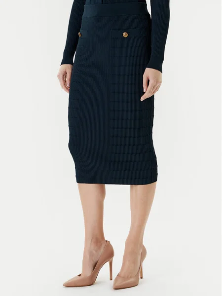 Guess Fustă tip creion verde