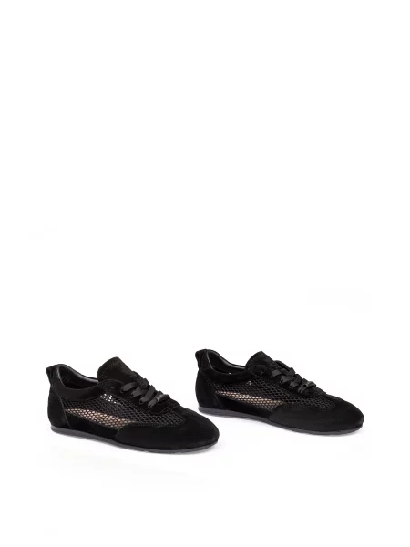 Замшевые кеды Alex Bell черные
