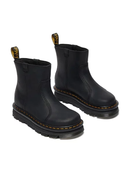 Черевики Dr. Martens ZebZag Rigger на плоскому підборі чорний