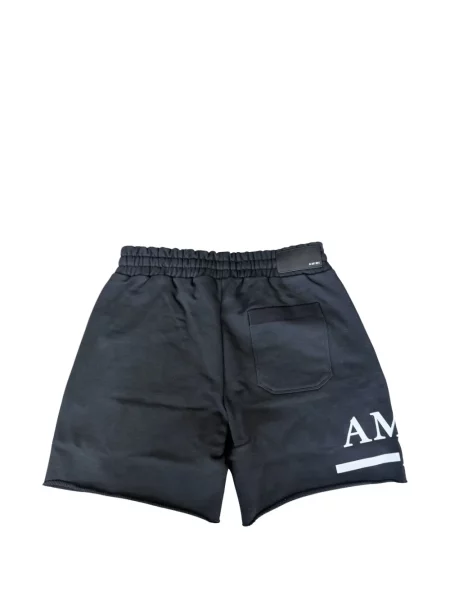 Pantaloni scurți Amiri cu imagine negru