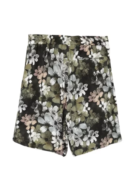 Pantaloni scurți Iceberg cu model floral verde