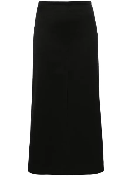 Fustă midi Mm6 Maison Margiela din țesătură twill