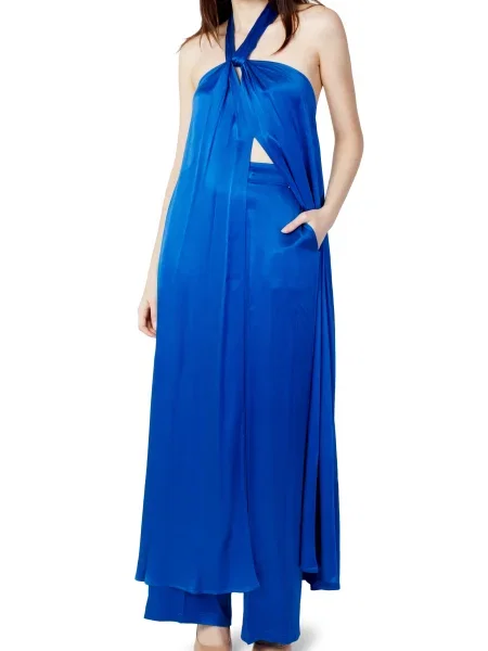 Długi kombinezon Hanny Deep niebieski