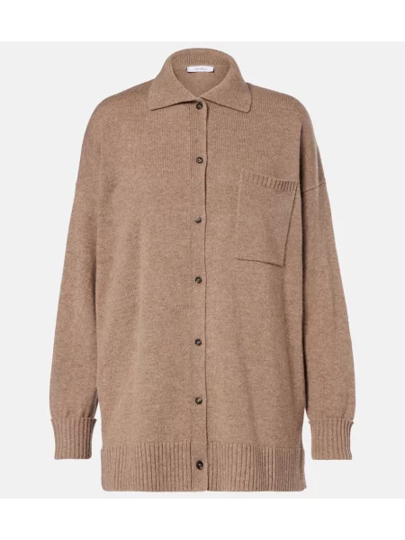 Cardigan Max Mara din cașmir maro