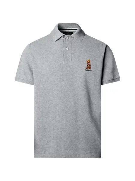 Tricou polo Hackett London gri