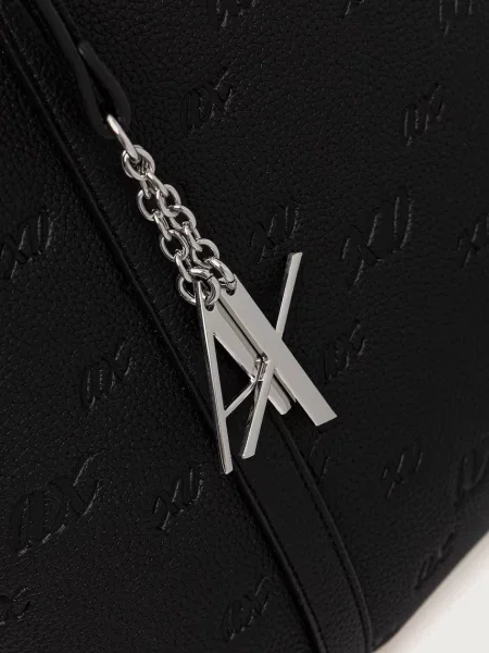 Кожаная сумка шоппер Armani Exchange