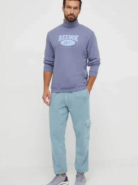 Reebok Classic bluza z aplikacją niebieski