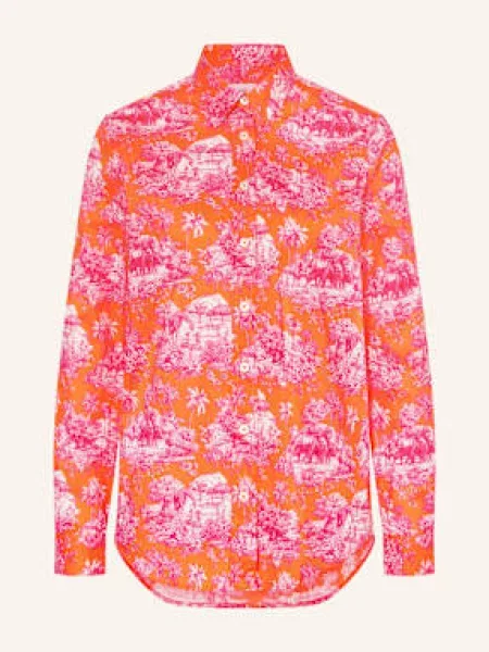 Rossana Diva Košilová Halenka oranžová/ fuchsiová oranžová