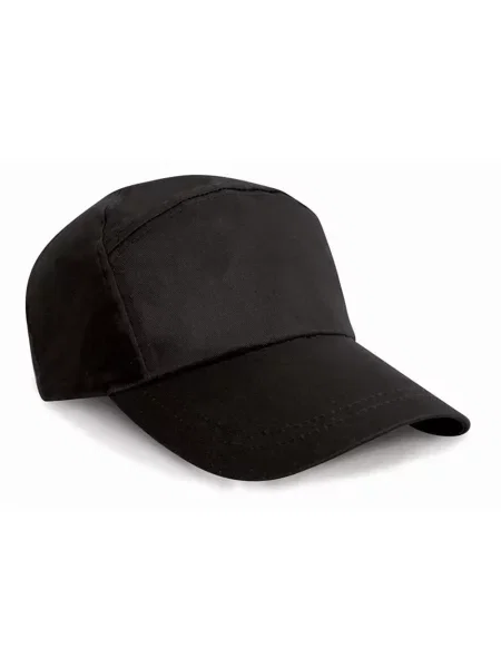 Gładka Czapka Bejsbolówka Unisex czarna