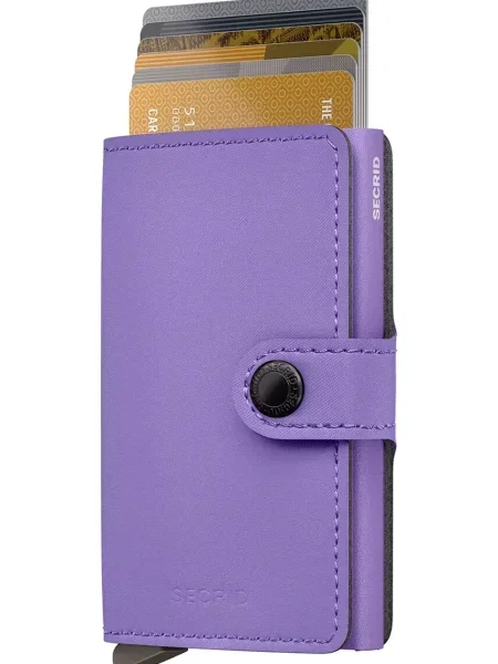 Secrid portfel skórzany MYp-Lilac fioletowy