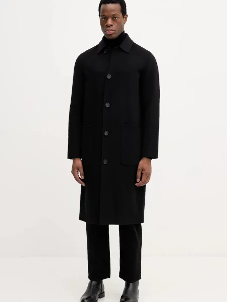 MACKAGE palton de lână BECKETT negru