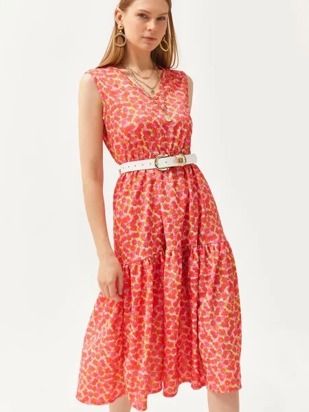 Odgovarati ljetna haljina Olalook bijela