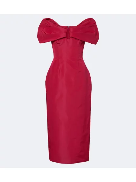 Rochie de cocktail Carolina Herrera de mătase roz