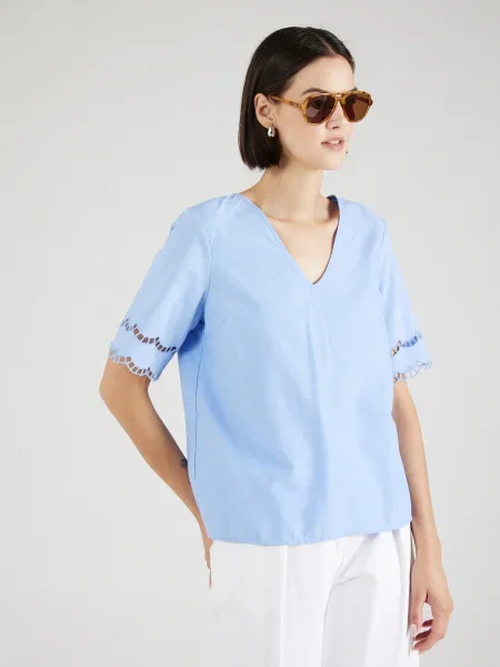 PIECES Bluza PCSARA svetlo modra