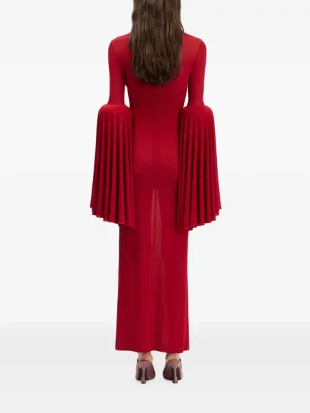 Lung rochie Jean Paul Gaultier roșu