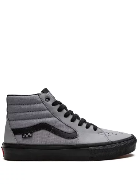 Sneakerși Vans SK8 Hi din nubuc gri