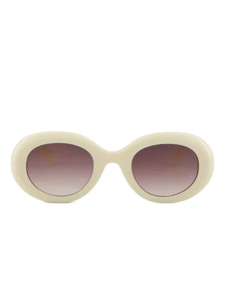 Ochelari de soare Emmanuelle Khanh alb
