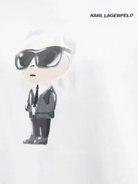 Футболка Karl Lagerfeld IKON бежевий