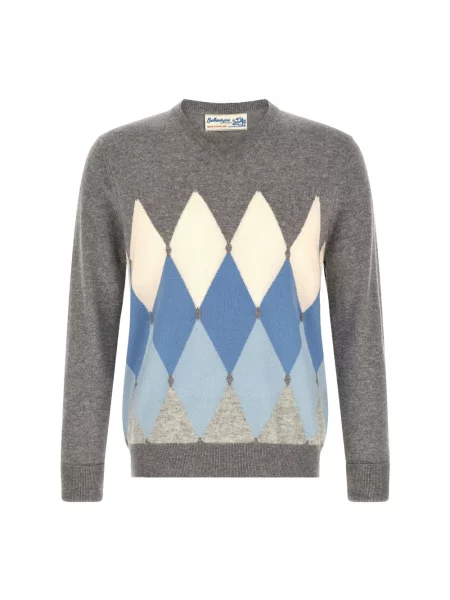 Sweter Ballantyne z kaszmiru klasyczny