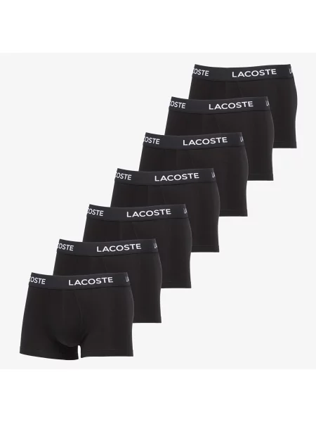 Chiloți multipac Lacoste negru