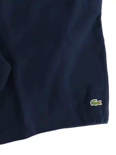 Pantaloni scurți Lacoste cu autograf albastru